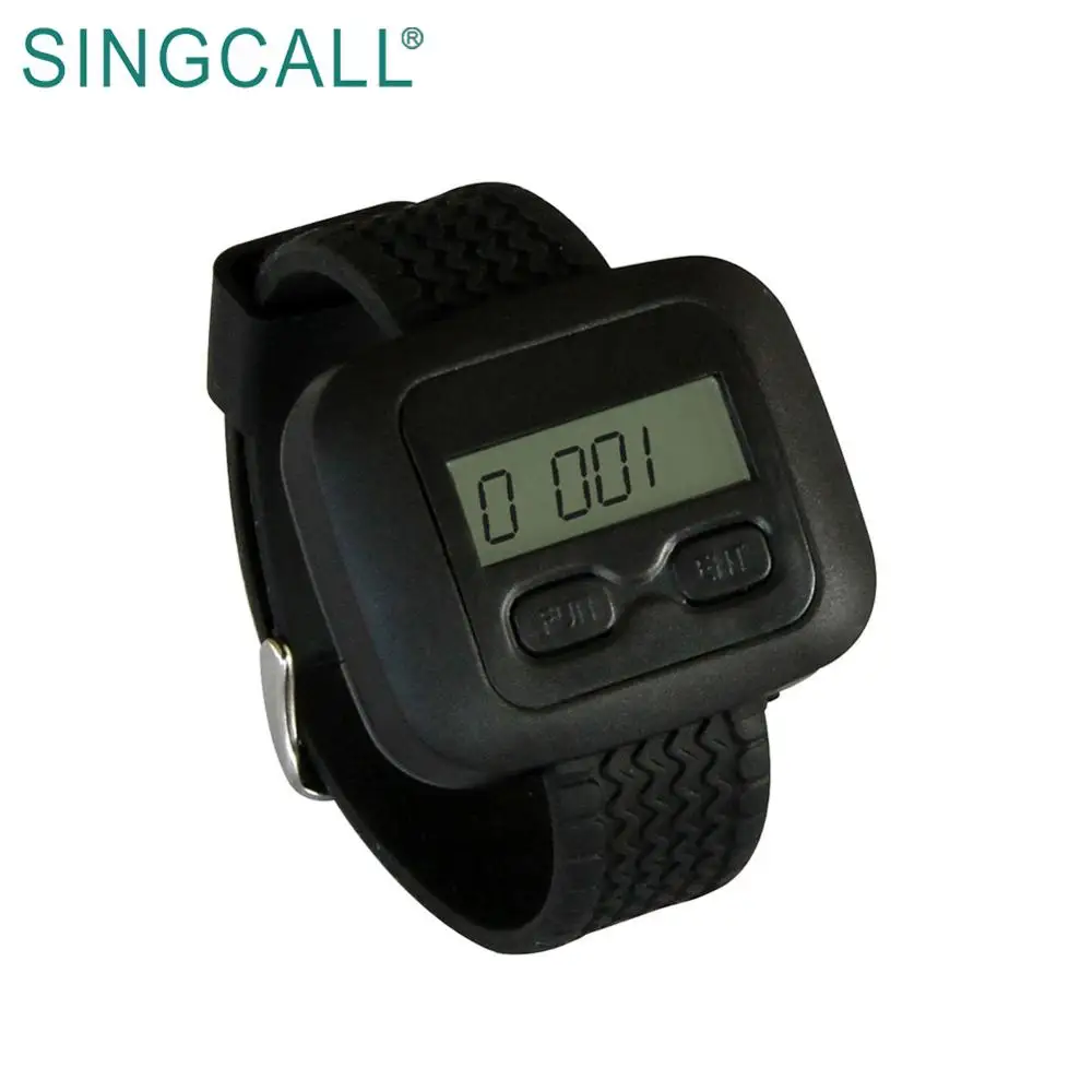 SINGCALL modern paging system call transmitter restaurant waiter wrist pager