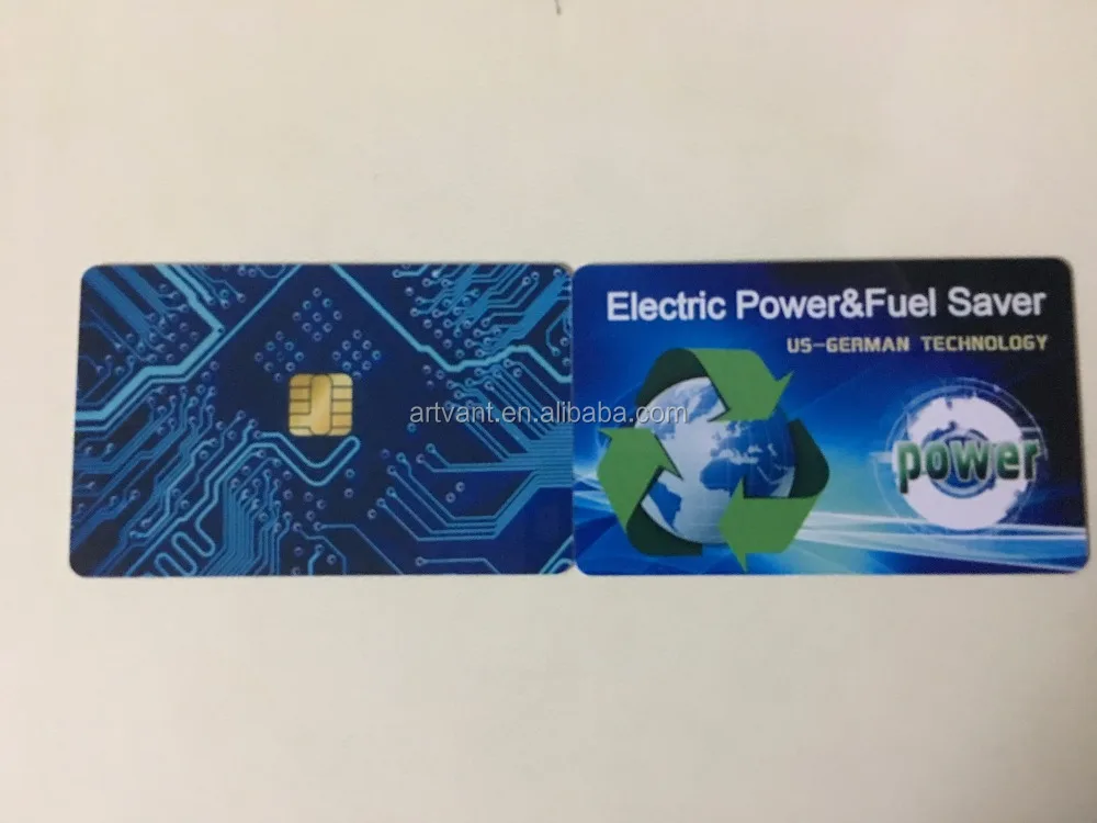 Negative Ion Energy Card With 8000CC Electric Power & Fuel Saver Card