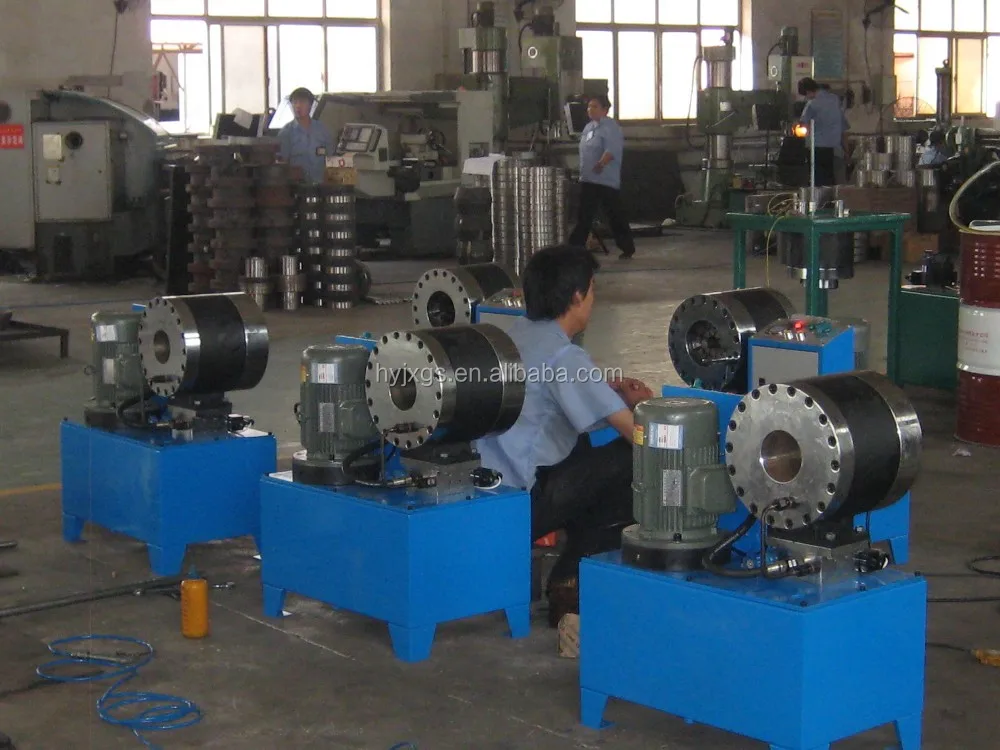 DX68 hydraulic high pressure hose crimping machine (1/4'-2' 4SP)/hydraulic hose crimper DX68