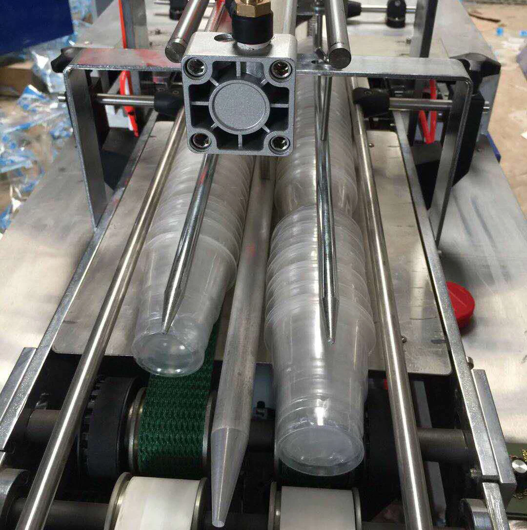 
high speed disposable bowl counting AUTOMATIC plastic cup packing line 