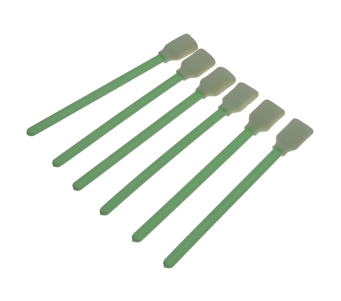 ESD Cleanroom Lint Free Medium Microfiber Cleaning Swabs with Flexible Paddle Head Clean for PCB