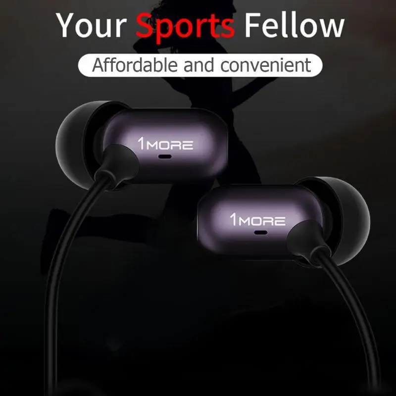 1MORE E1002 3.5mm In-Ear Music Earphone Line Control Magnetic Earbud with Mic Capsule magnetics Sports headphones