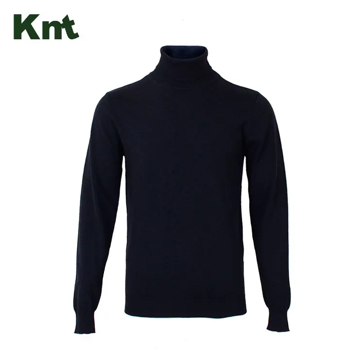 Best quality wholesale computer knitted korean men turtleneck sweater
