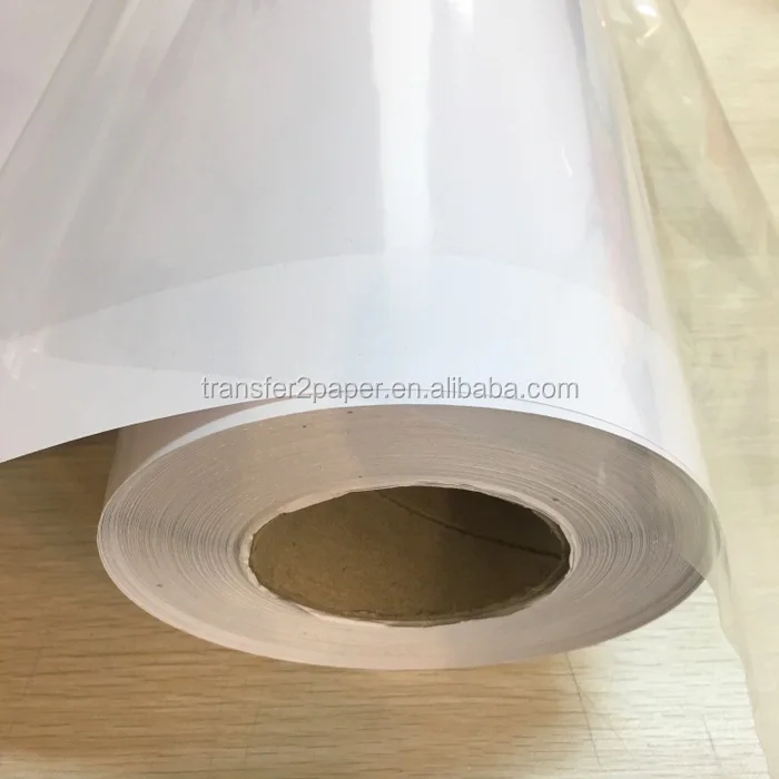 
Soft stretch feeling high tension printable heat transfer vinyl of light eco solvent transfer paper for cotton clothing 