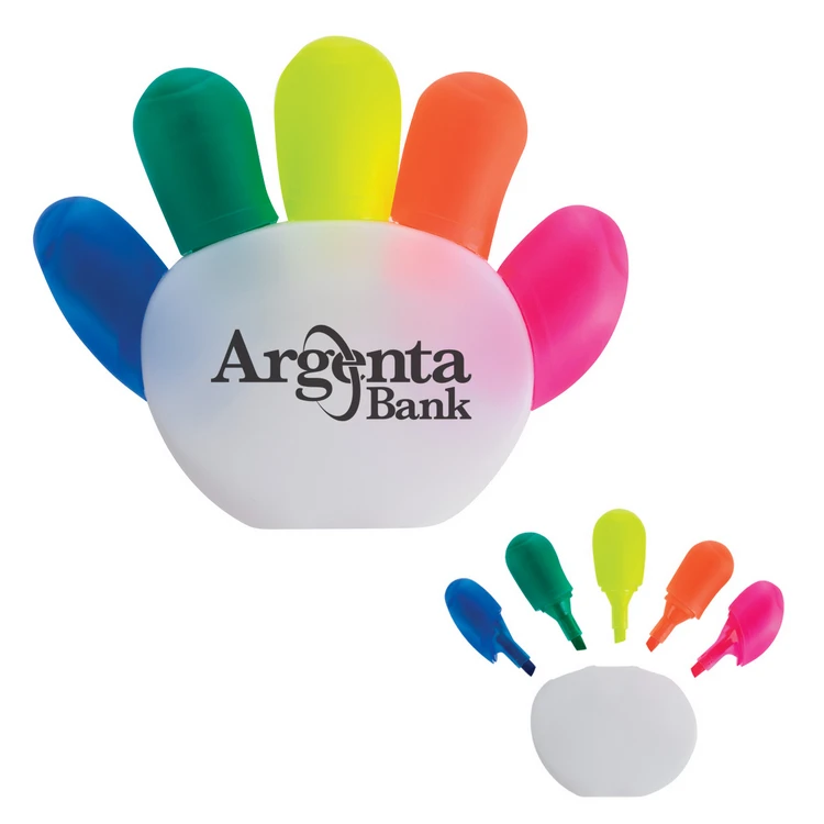 Customized 3 in 1 Heart Highlighter Marker