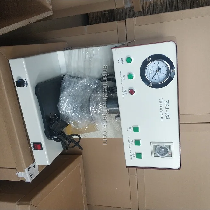 Dental Lab Vacuum Mixer Plaster / Investment / Silicone Mixer With Vibrator