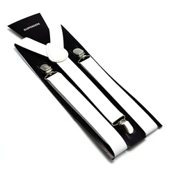 Men Suspenders Wholesale Men Suspenders 3 Clips Pure Color Multi  to Choose  Style Adult Size 120-110cm 2.5 cm Width Cheap