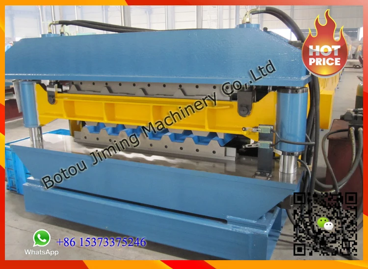 Ukraine Style Doble Deck Glazed Tile And Trapezoidal Roll Forming Machine
