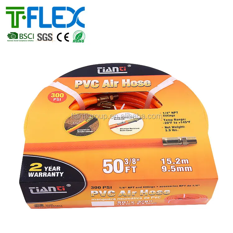 Factory direct sale High Pressure Rubber Flexible Compressor Air Hose