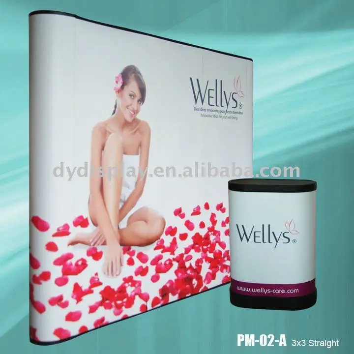 3X3 pop up advertising stand portable aluminium display