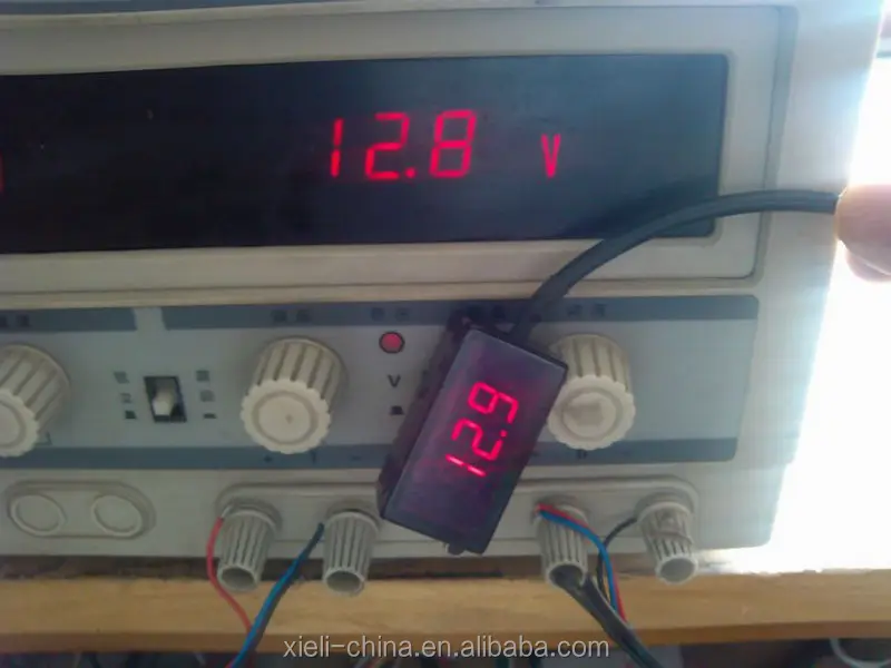 small waterproof motorbike voltmeter