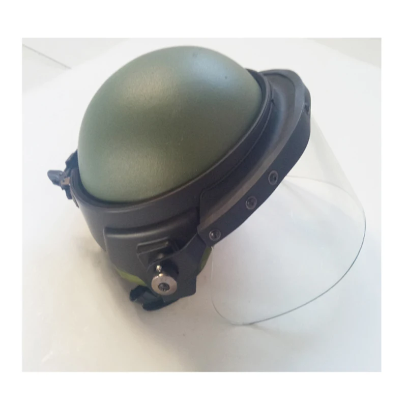 Face Protection Thickness 3.5 mm riot Full face riot visor removable PC riot helmet visor