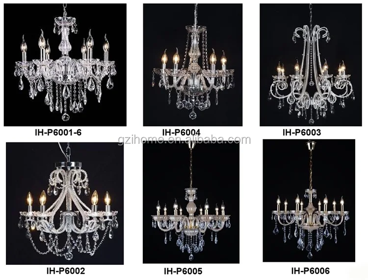 Candlestick crystal chandeliers modern water drop crystal drops for chandeliers
