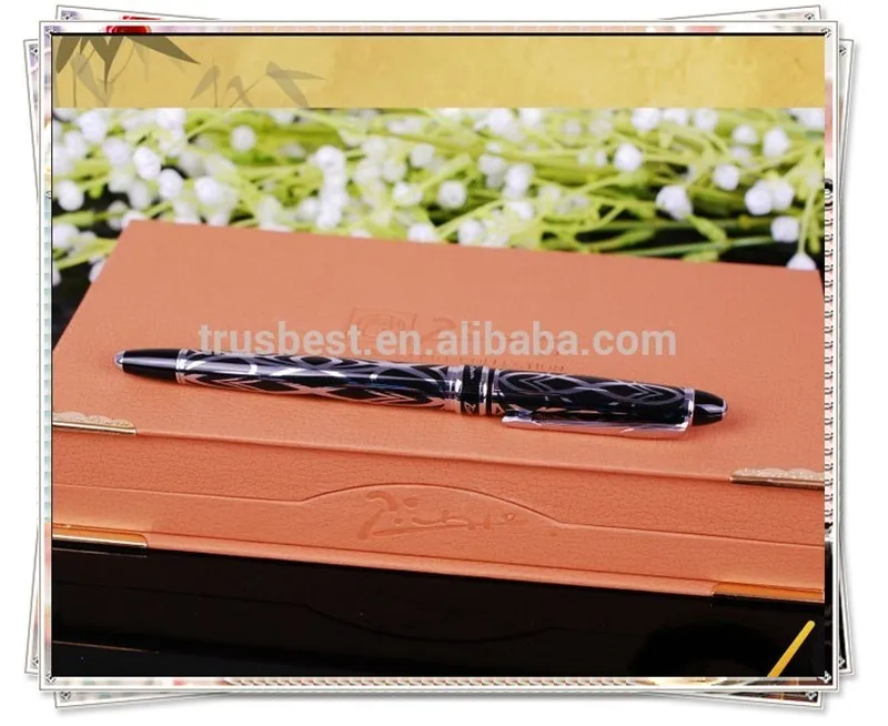 XJ-P 901 Picasso Gentleman(Black)Gold-plating fountain pen , lnk pen with carved Calligraphy Ink