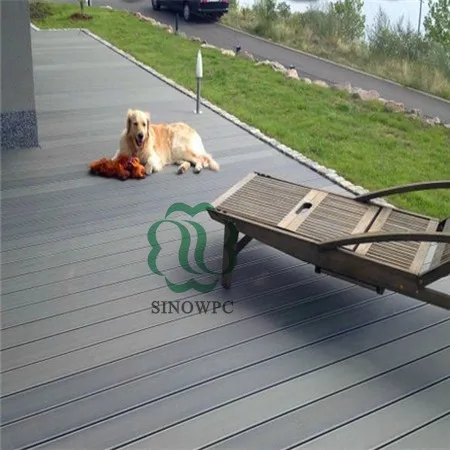 
cheap composite decking material / wpc manufacture exterior engineered plastic composite decking 