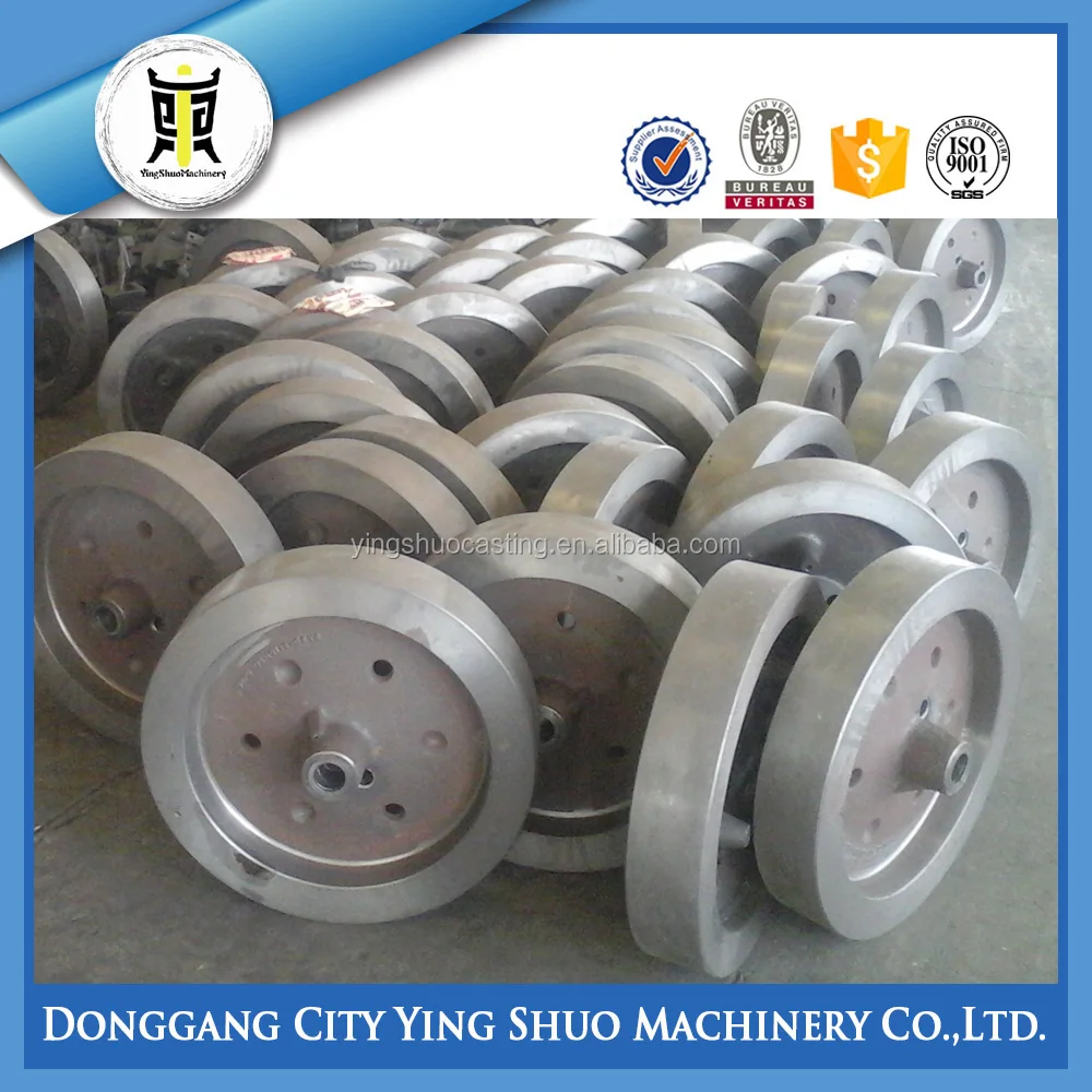 
YINGSHUO CHINA OEM professional gray iron casting industrial flywheel ISO 9001:2008 