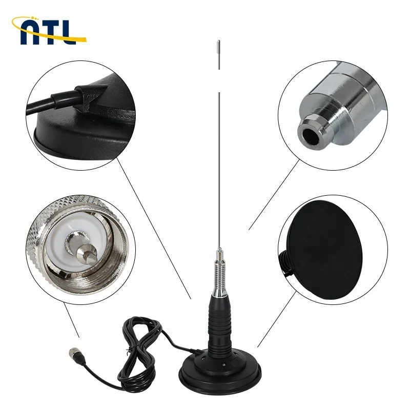 
26-28mhz Car CB Long Distance Radio VHF UHF Antenna For Communication 