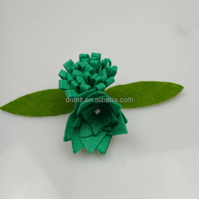Wholesale handmade felt flower head band for girls hand wrist