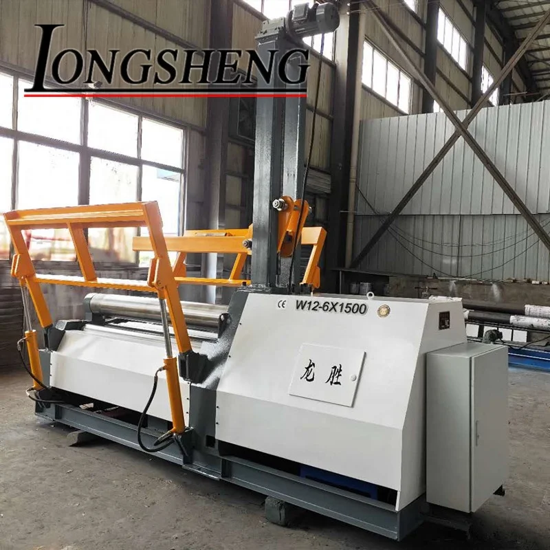 
ce certificate factory price w12 automatic hydraulic CNC 4-roller metal sheet hydraulic plate rolling machine 