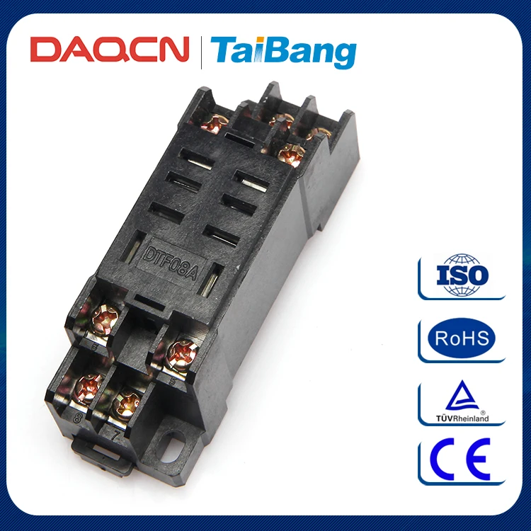 DAQCN 2016 Продукции Электрооборудования PTF08A Мини Общие Гнездо Реле