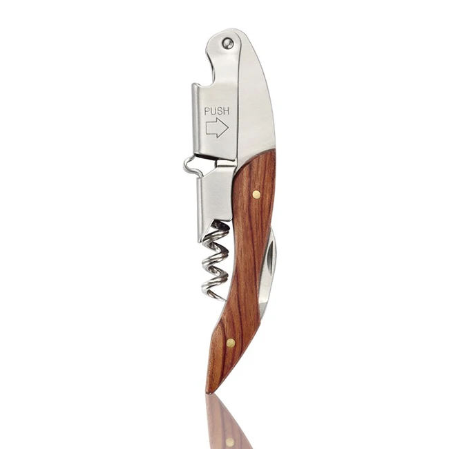 Premium Quality Multi Function Rosewood Wooden Blanks Waiters Corkscrew Wine Bottle Opener Corkscrew