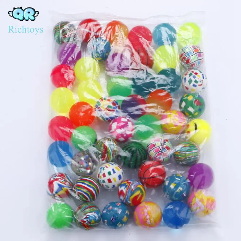 Custom Printed Logo Bouncy Ball Rubber Bouncy Balls 27mm 32mm 35mm 38mm 45mm 49mm 54mm 60mm