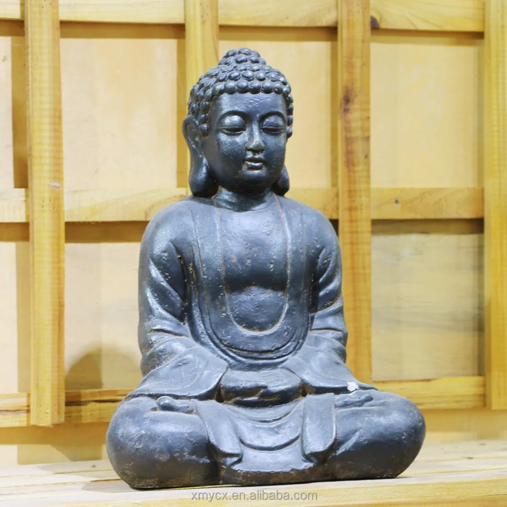 Hand carved magnesium oxide garden buddha stone statues for sale
