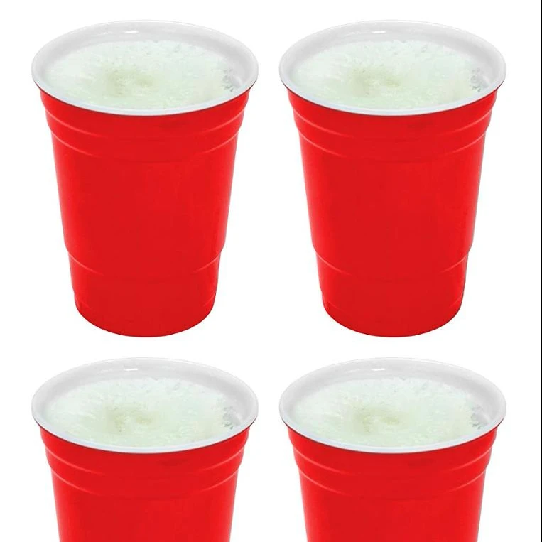 
reusable 16 oz red quality melamine party cup for drinking 