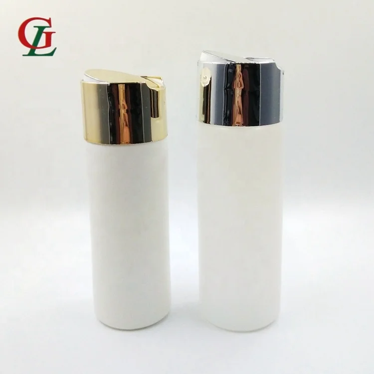 Whole sale 150cc empty hair conditioner shampoo bottle PE lotion bottle cosmetic container with 24/410 disc cap