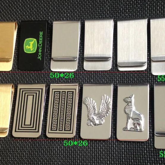 
New Promotion custom size metal money clip 