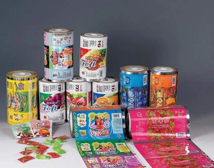 Factory Food Packaging Laminated Custom Printed Plastic Roll Film