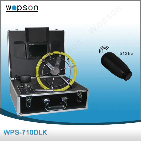 Мин Cam Труба из нержавеющей стали Система контроля камеры с 512 Гц Locator