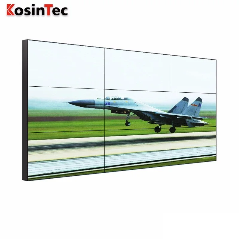46 inch video wall,lcd TV wall ,led TV wall with super narrow bezel lcd video wall factory