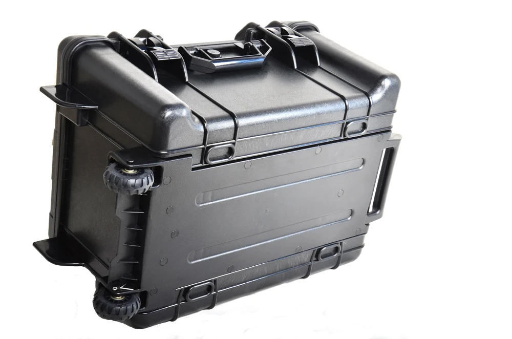 Hengtime OEM service portable ABS plastic large tool case toolboxes with wheels and foam