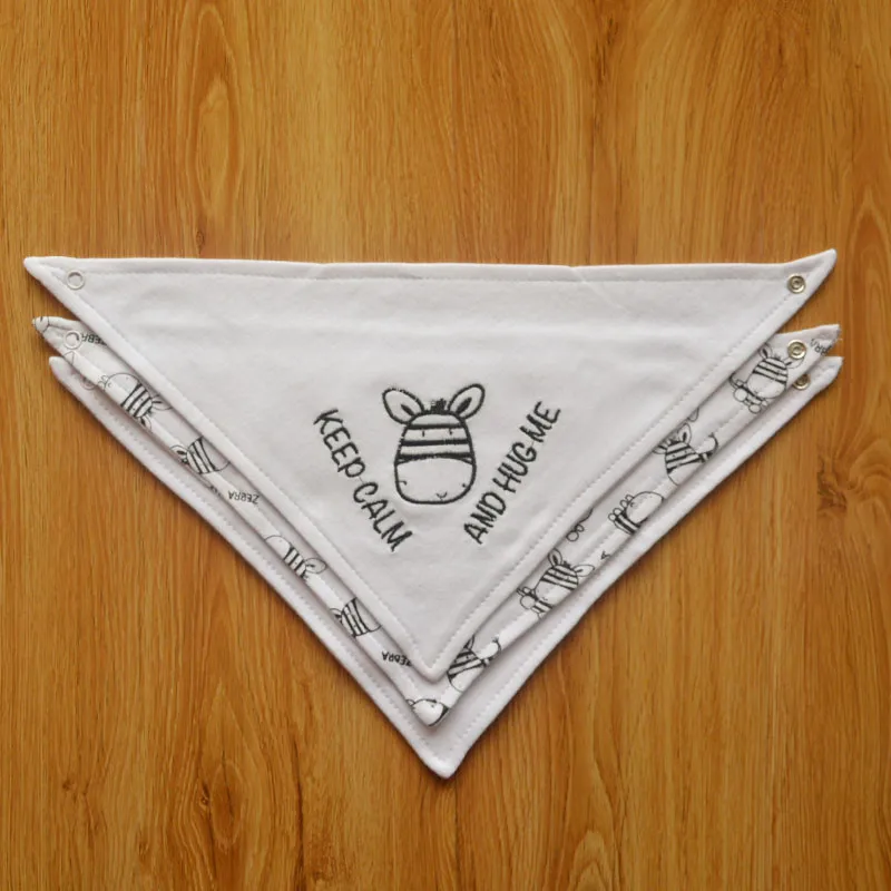 Disposable baby bandana drool bibs adult cotton triangle scarf bib