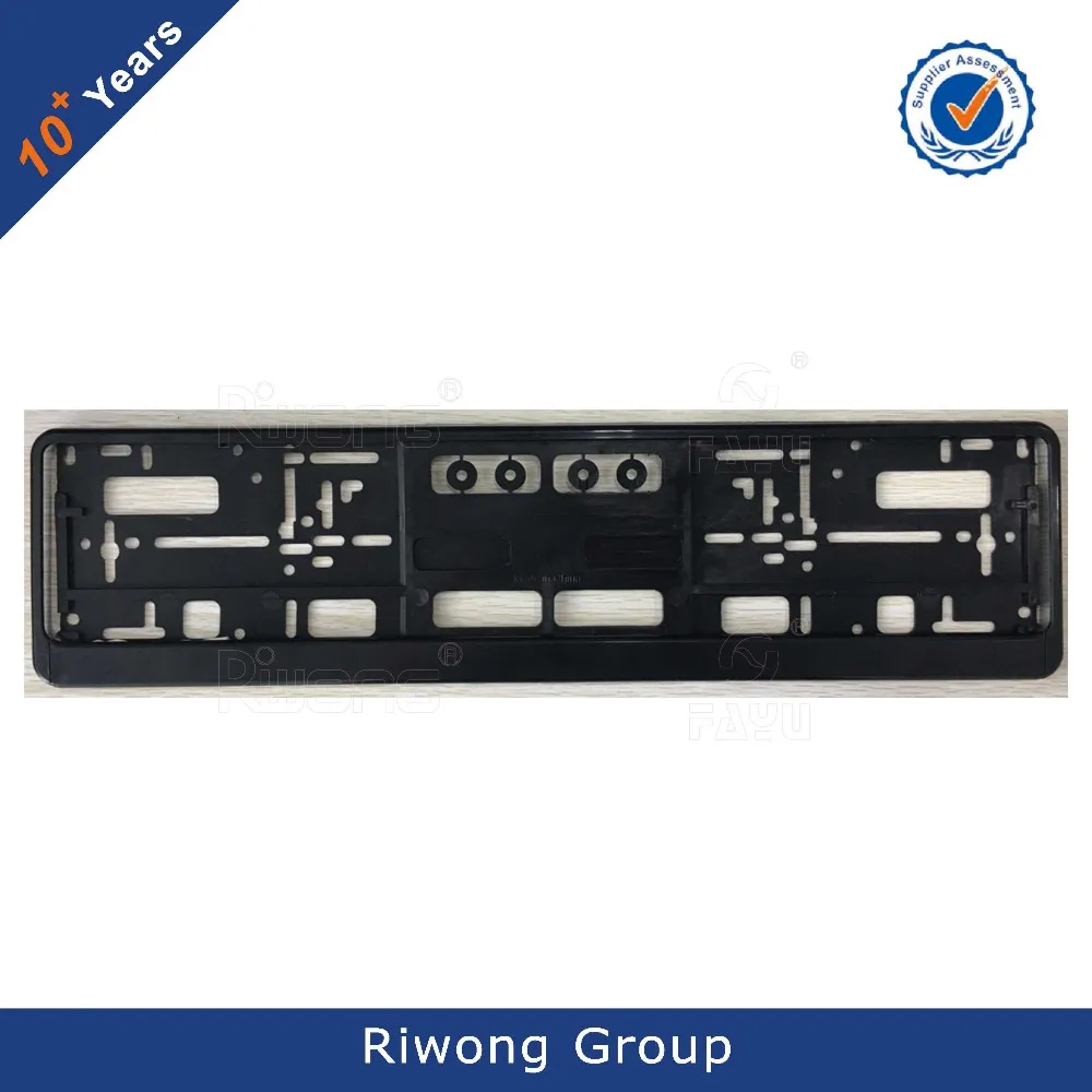 Euro plastic license plate frame trd frame with custom logo