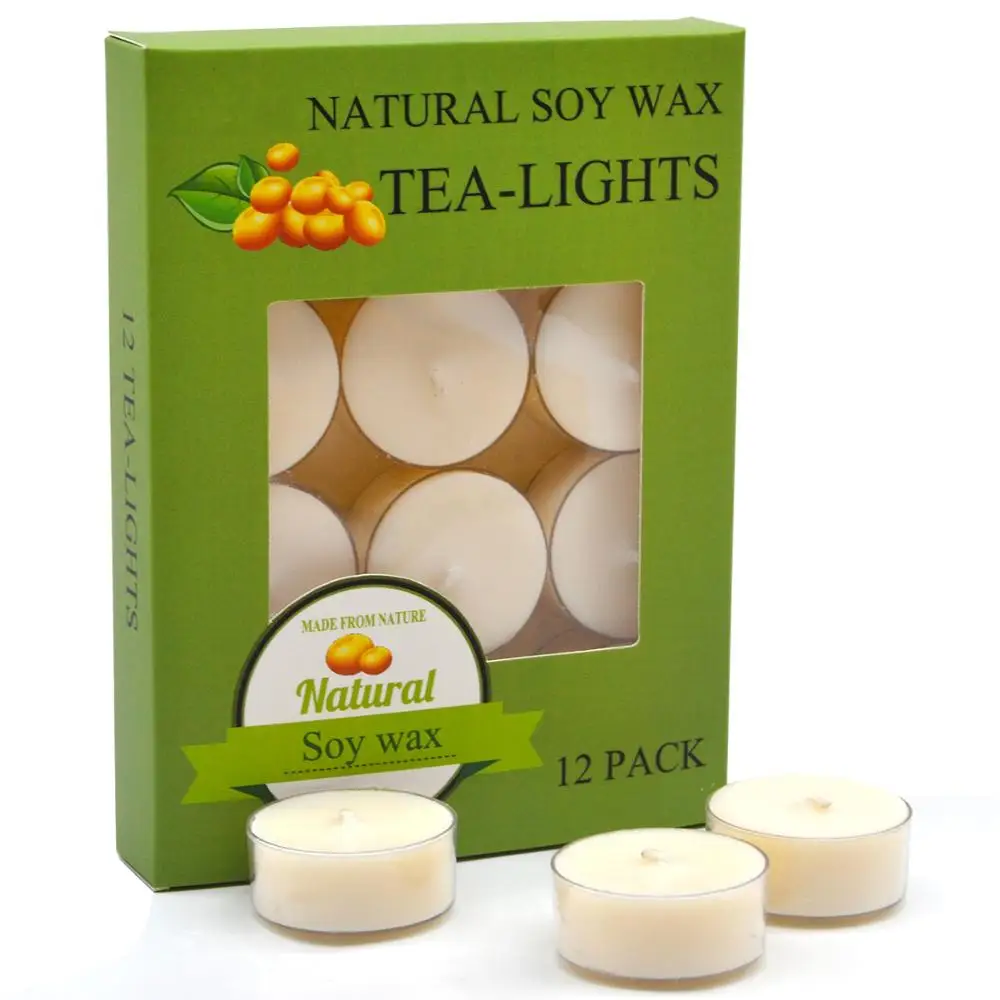 Wholesale 14g Soy Wax Tealight Candles With 4 Hours Burning Time