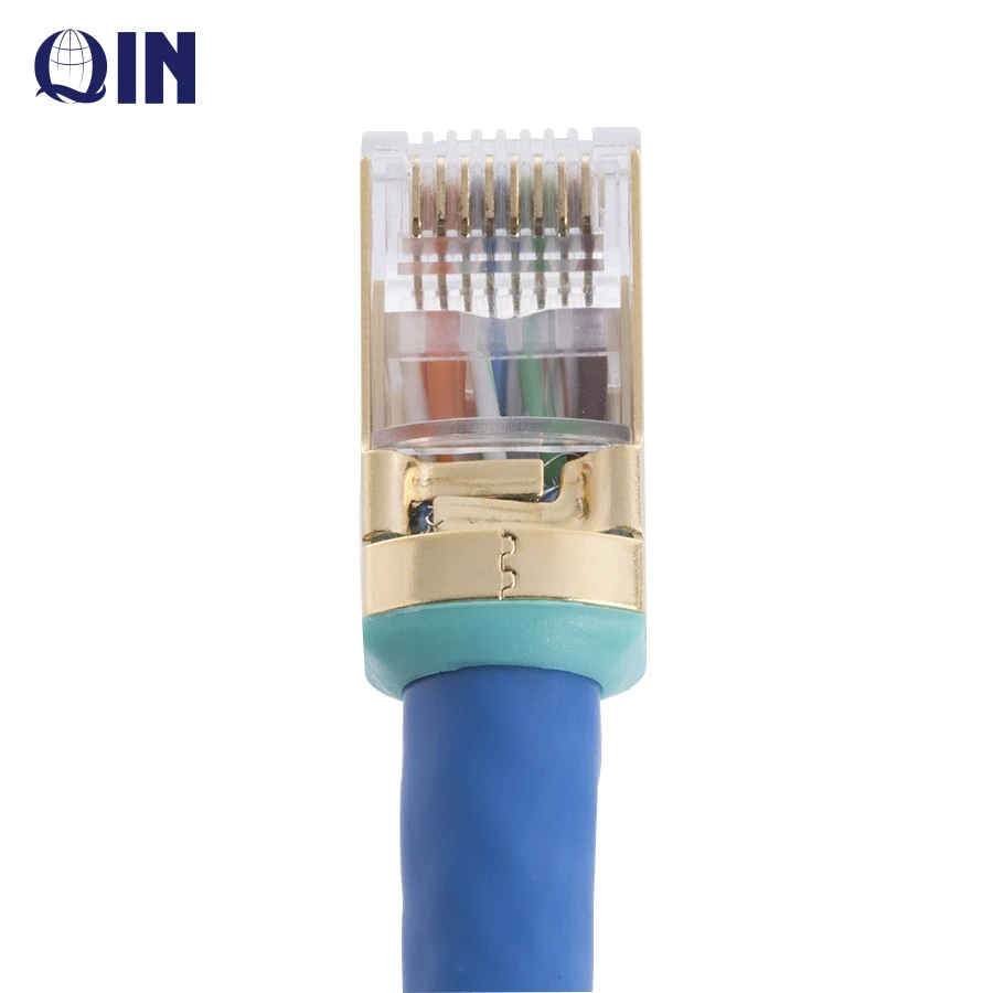 Customized Cat6A Cat6 connector Shielded Cat7  RJ45 Connector Plug