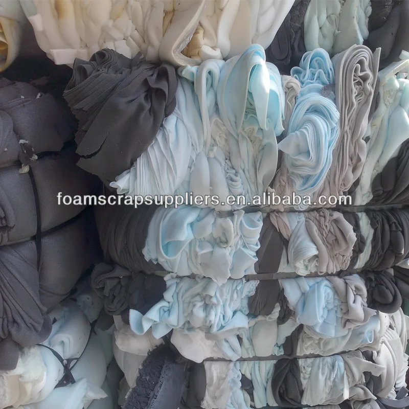 high quality waste foam sponge scrap for rebond mattress/sofa/bed Recycled Plastic Furniture Foam Sponge Scrap