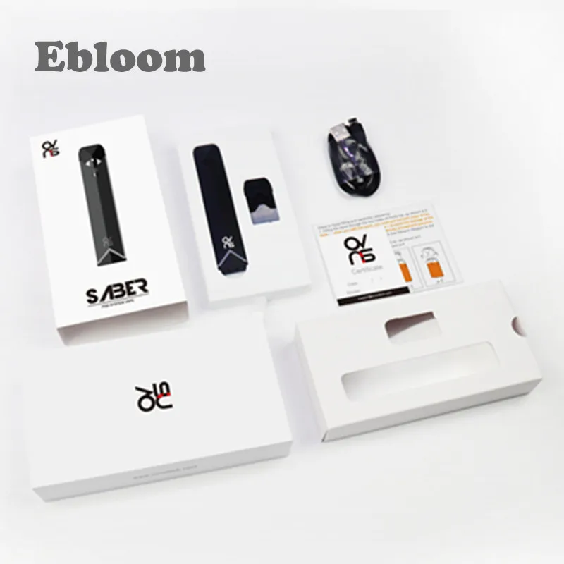 
Best selling 1.8ml OVNS Saber kit Electronic cigarettes rechargeable vape 400mAh vaporizer pen Getting Started Kit 