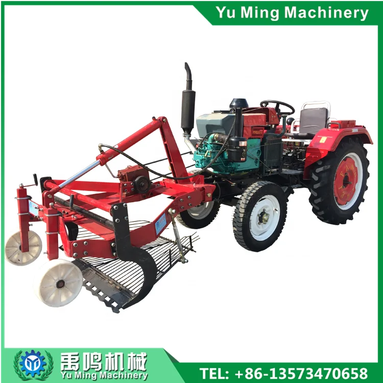 Tractor front mounted garlic picker   Garlic harvester automatic harvester mini type garlic harvester