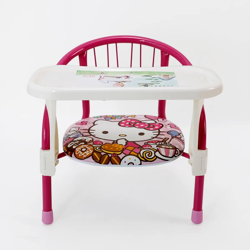 Plastic metal cute design boy girl child chairs