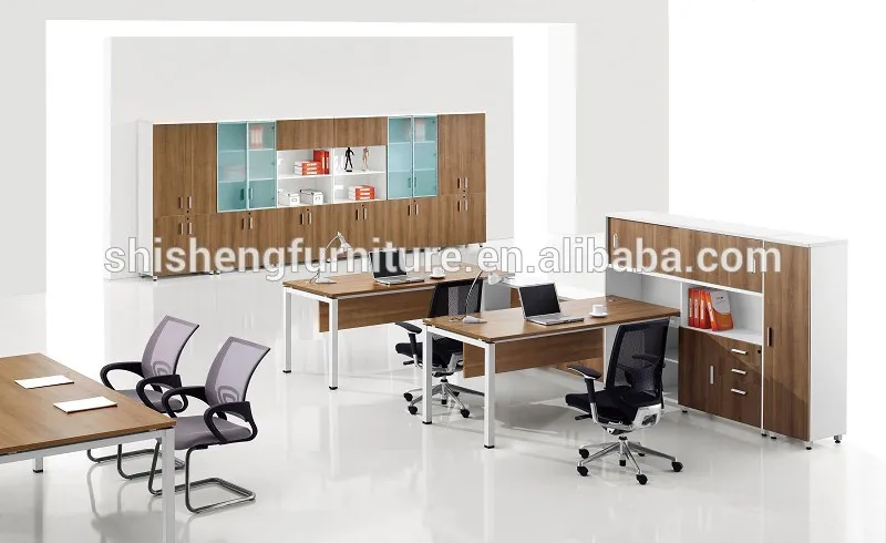 меламиновой столешницей современный стол офисный персонал