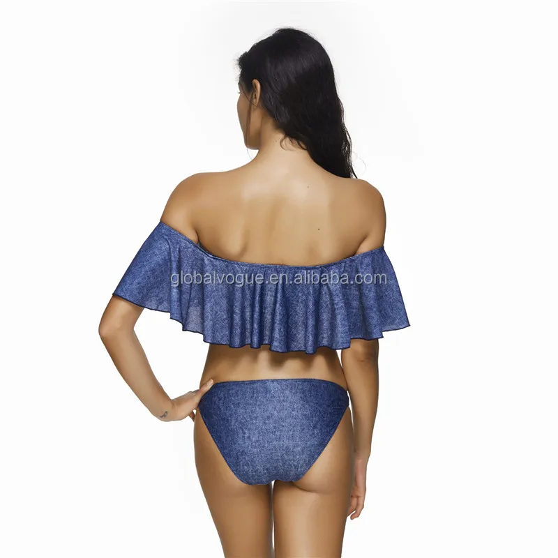 Classic lotus leaf bikini,xxx china girl bikini swimwear photos,bikini in bulk sale