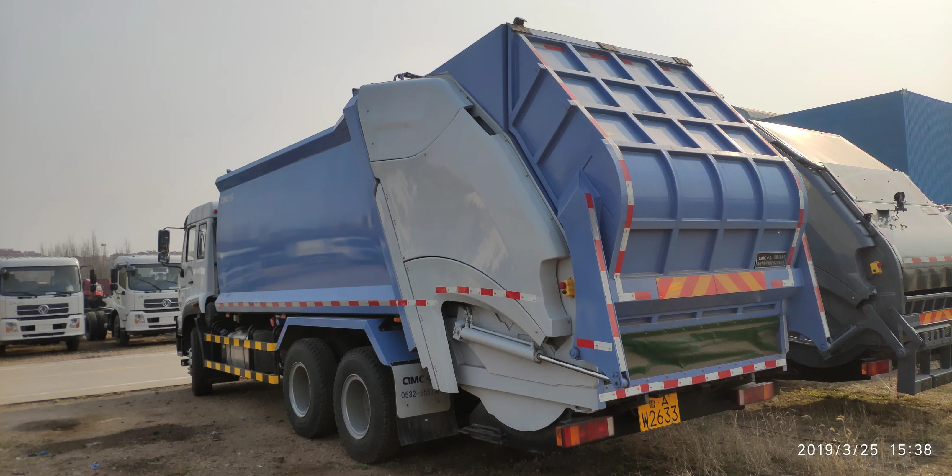 Garbage Compactor Vehicle Refuse Collector 20CBM Volume Capacity