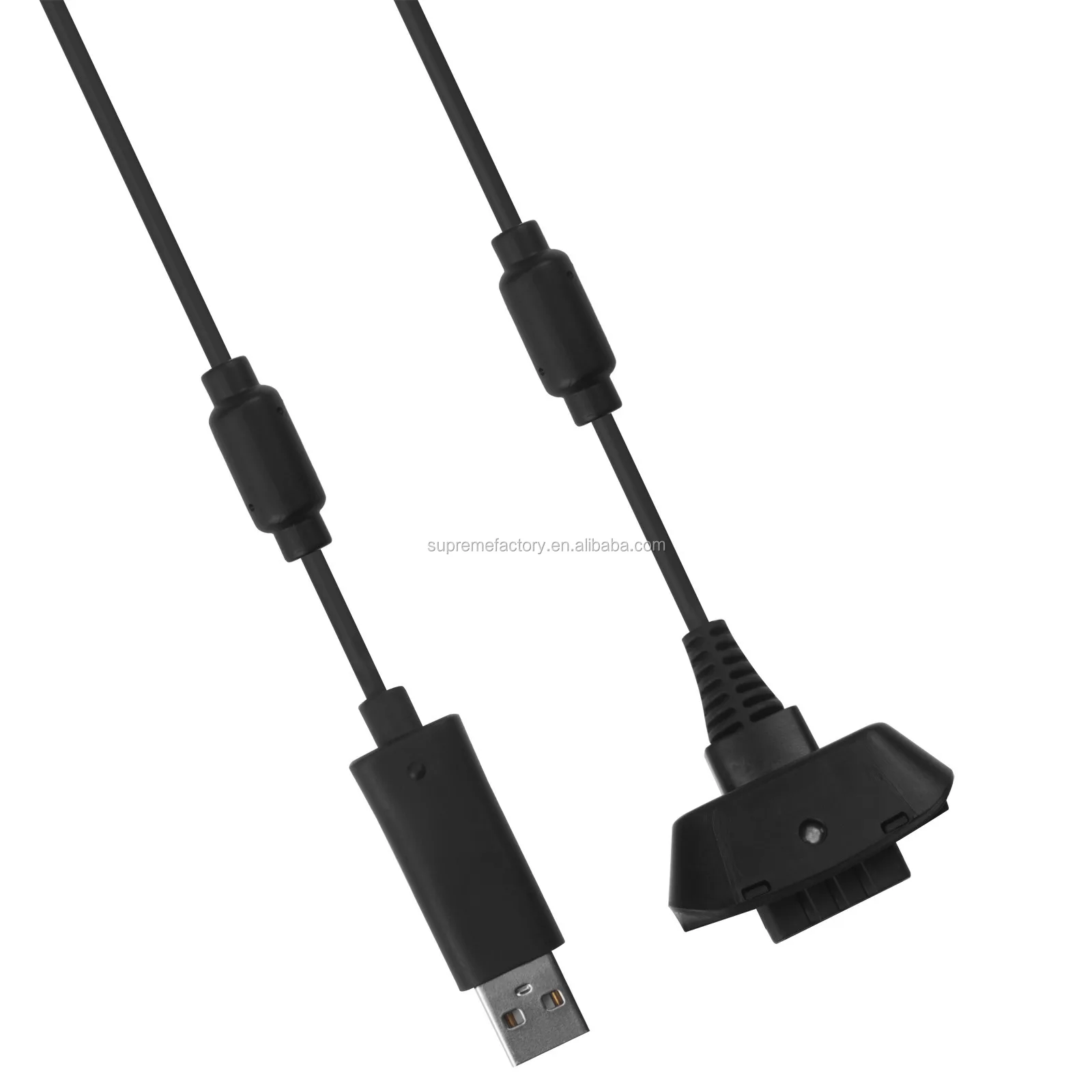 Black 165cm Play And Charging Charger Charge Cable For Xbox 360 Wireless Controller