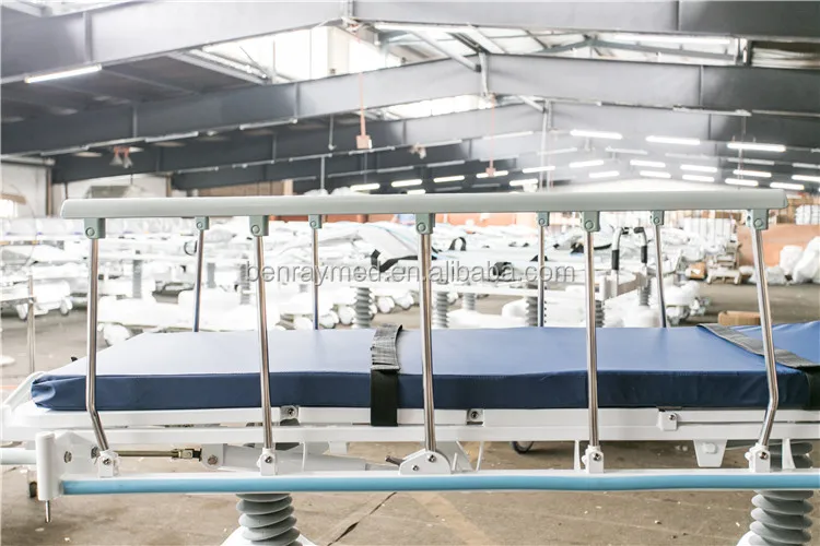 BR-TS1 Hydraulic hospital stretcher with wheels dimensions and gurney