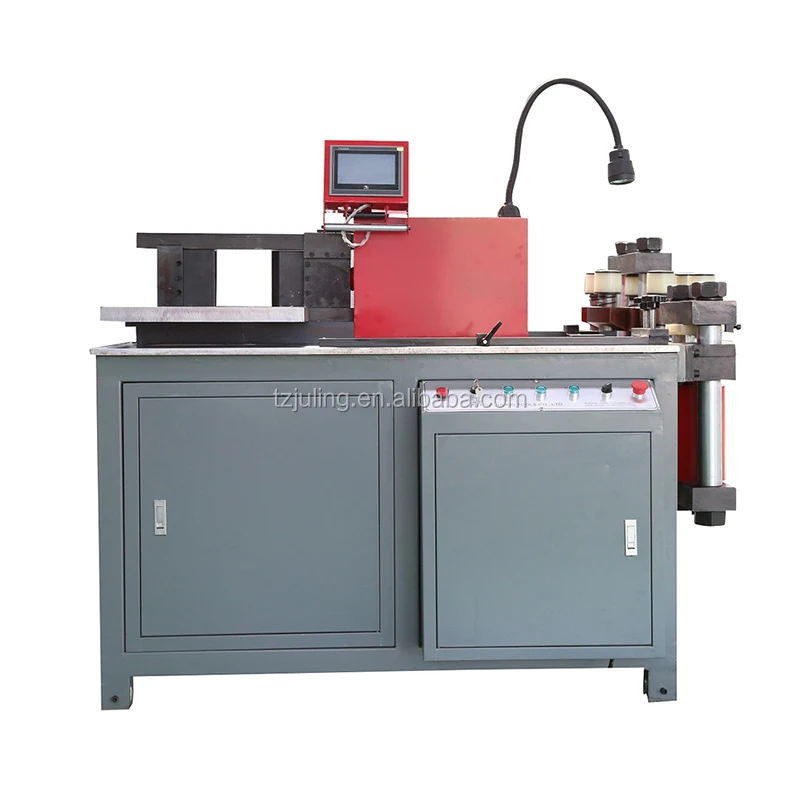 
CNC hydraulic 12*160MM copper aluminum busbar punching cutting bending machine 