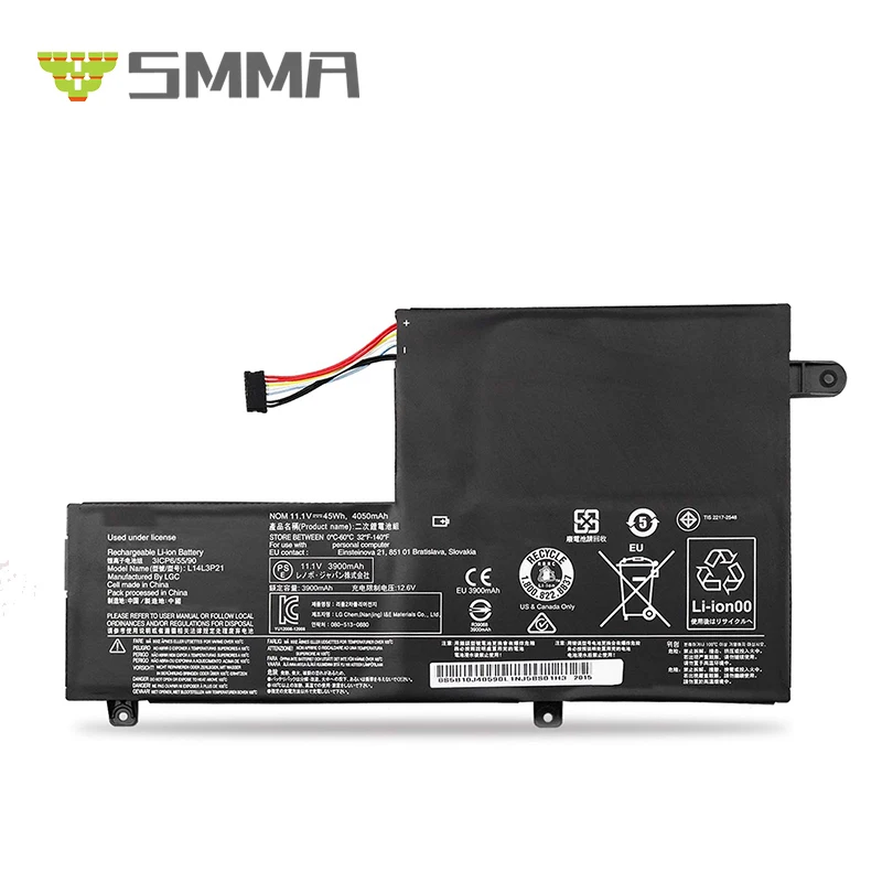11.1V 4050Mah 45Wh L14L3P21/ L14M3P21 internal laptop battery for lenovo flex 3 14 15 1435/1470/1480/1570/1580
