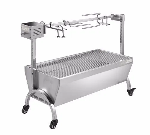 
Cheap commercial Large Charcoal Barbecue pig roaster With Electric Motor Grill for sale 